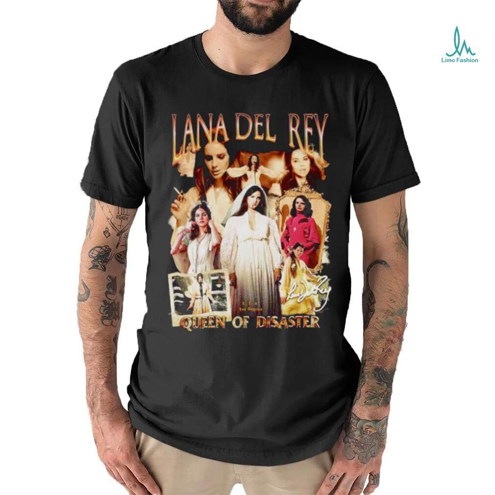Lana Del Rey queen of disaster signature shirt Lana Del Rey queen of disaster signature shirt