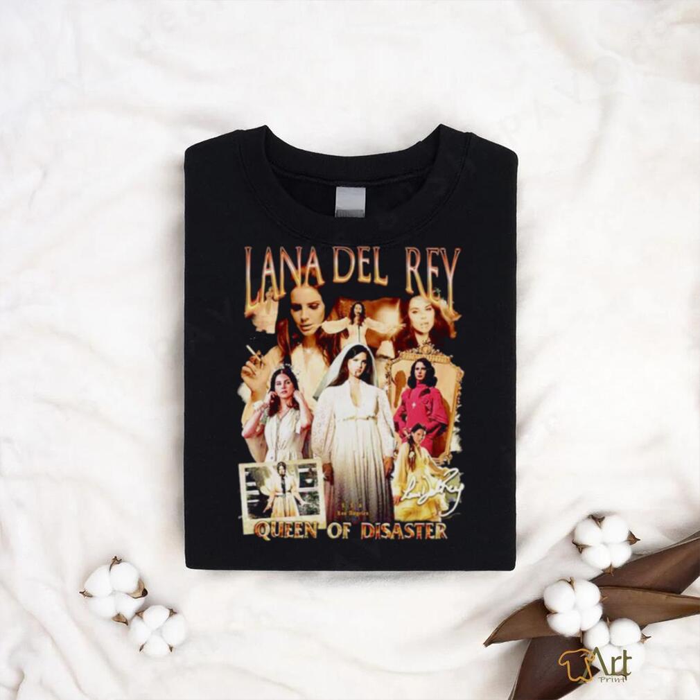 Lana Del Rey queen of disaster signature shirt Lana Del Rey queen of disaster signature shirt