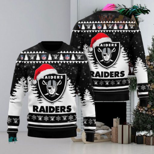 Las Vegas Raiders 3D Ugly Christmas Sweater