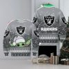 Las Vegas Raiders Christmas Baby Yoda Sweater Best For Fans Gift Christmas Holidays