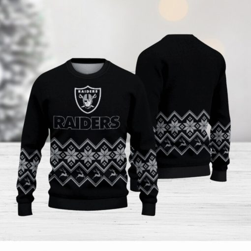 Las Vegas Raiders Christmas Pattern Hot Trending Ugly Sweater For Fans