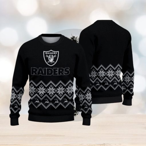 Las Vegas Raiders Christmas Pattern Hot Trending Ugly Sweater For Fans