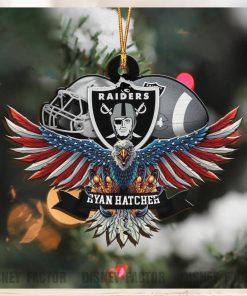 Las Vegas Raiders Decorations, Eagles Christmas Ornaments