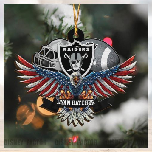 Las Vegas Raiders Decorations, Eagles Christmas Ornaments