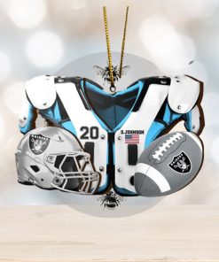 Las Vegas Raiders NFL Sport Ornament Custom Your Name And Number