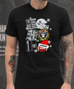 Las Vegas Raiders NFL ho ho ho Christmas shirt