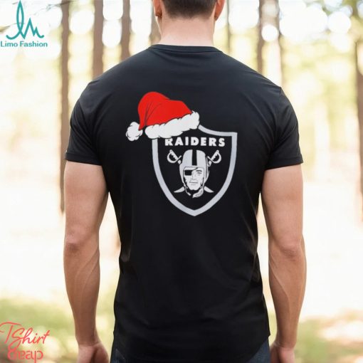 Las Vegas Raiders logo Santa Hat Christmas 2023 Shirt