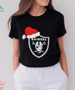 Las Vegas Raiders logo Santa Hat Christmas 2023 Shirt