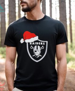 Las Vegas Raiders logo Santa Hat Christmas 2023 Shirt