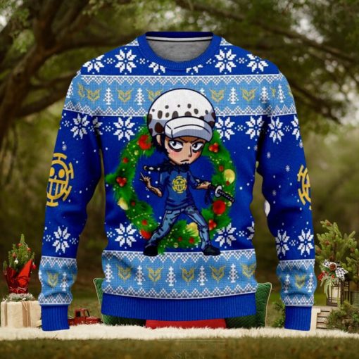 Law One Piece Anime Ugly Christmas Sweater