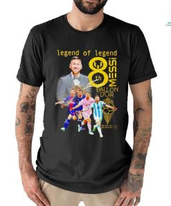 Legend of Legend Lionel Messi Ballon D’or winner signature shirt