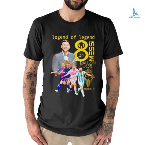 Legend of Legend Lionel Messi Ballon D’or winner signature shirt