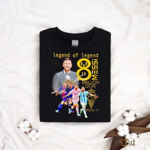 Legend of Legend Lionel Messi Ballon D’or winner signature shirt