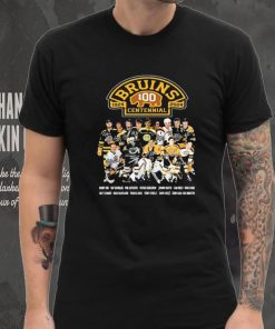 Legends Boston Bruins 100th Centennial 1924 2024 Signatures Shirt