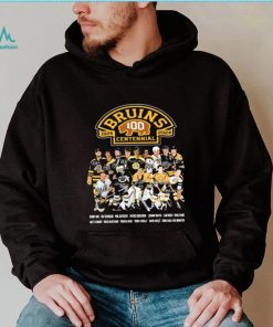 Legends Boston Bruins 100th Centennial 1924 2024 Signatures Shirt