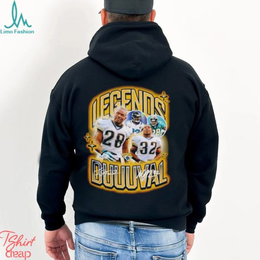 Legends Duuuval Fred Taylor and Maurice Jones Drew signatures shirt