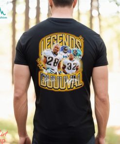 Legends Duuuval Fred Taylor and Maurice Jones Drew signatures shirt
