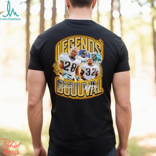 Legends Duuuval Fred Taylor and Maurice Jones Drew signatures shirt