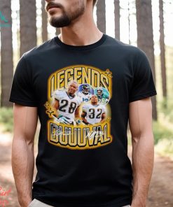 Legends Duuuval Fred Taylor and Maurice Jones Drew signatures shirt