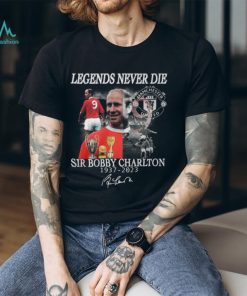 Legends Never Die Sir Bobby Charlton Signatures Classic T Shirt