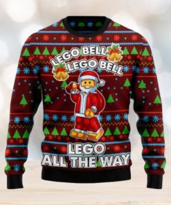 Lego Bell Lego Bell Lego All The Way Ugly Christmas Sweater