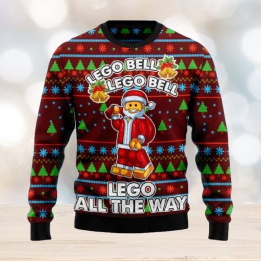 Lego Bell Lego Bell Lego All The Way Ugly Christmas Sweater