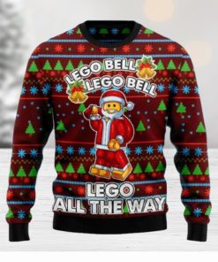 Lego Bell Lego Bell Lego All The Way Ugly Christmas Sweater