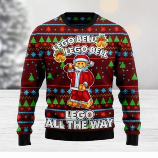 Lego Bell Lego Bell Lego All The Way Ugly Christmas Sweater