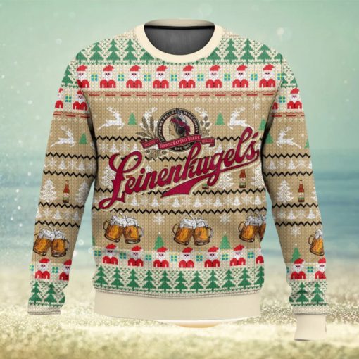 Leinenkugels 3D Sweater Christmas Gift Ugly Christmas Sweater