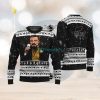 SsangYong Motor Logo Wearing Santa Hat Trending Christmas Gift AOP Ugly Christmas Sweater Men Women Winter Gift