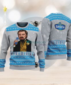 Leonardo Dicaprio Drink Beer bavaria Grey Funny Ugly Christmas Sweater Gift For Fans