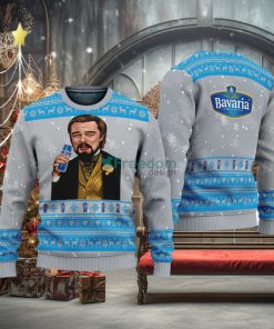 Leonardo Dicaprio Drink Beer bavaria Grey Funny Ugly Christmas Sweater Gift For Fans