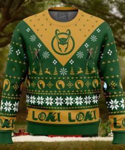 Let Earth Receive Her King Loki Marvel Ugly Christmas Sweater