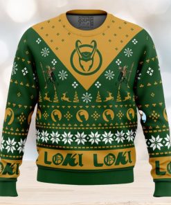 Let Earth Receive Her King Loki Marvel Ugly Christmas Sweater