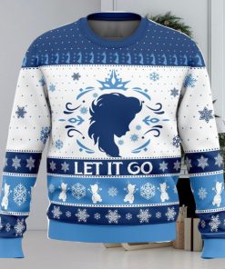 Let It Go Elsa Frozen Disney Ugly Christmas Sweater