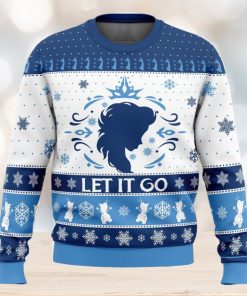 Let It Go Elsa Frozen Disney Ugly Christmas Sweater