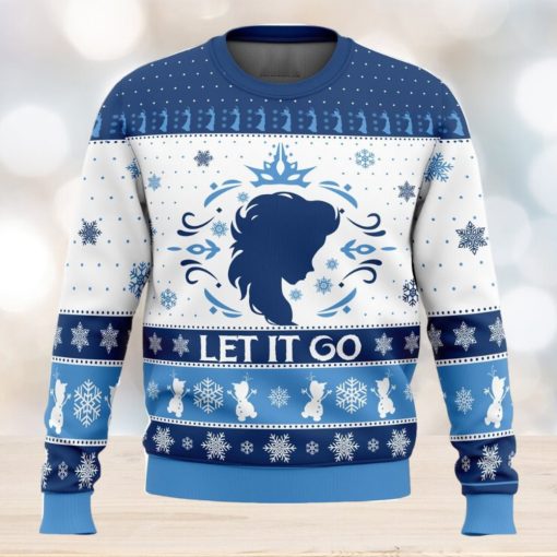 Let It Go Elsa Frozen Disney Ugly Christmas Sweater