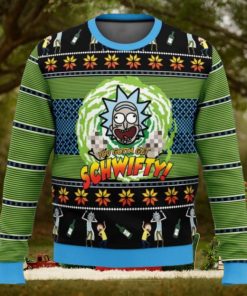 Lets Get Schwifty Rick and Morty Ugly Christmas Sweater