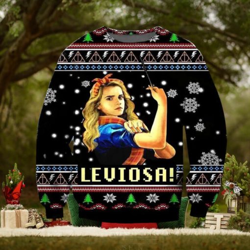 Leviosa Harry Potter Ugly Christmas Sweater