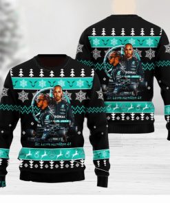 Lewis Hamilton F1 3D Ugly Christmas Sweater