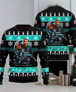 Lewis Hamilton F1 3D Ugly Christmas Sweater