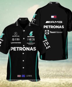 Lewis Hamilton Mercedes F1 Hawaiian Shirt