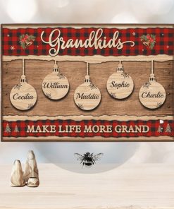 Life Is Better With Grandkids Personalized Horizontal Poster, hoodie, sweater, long sleeve and tank top Life Is Better With Grandkids Personalized Horizontal Poster