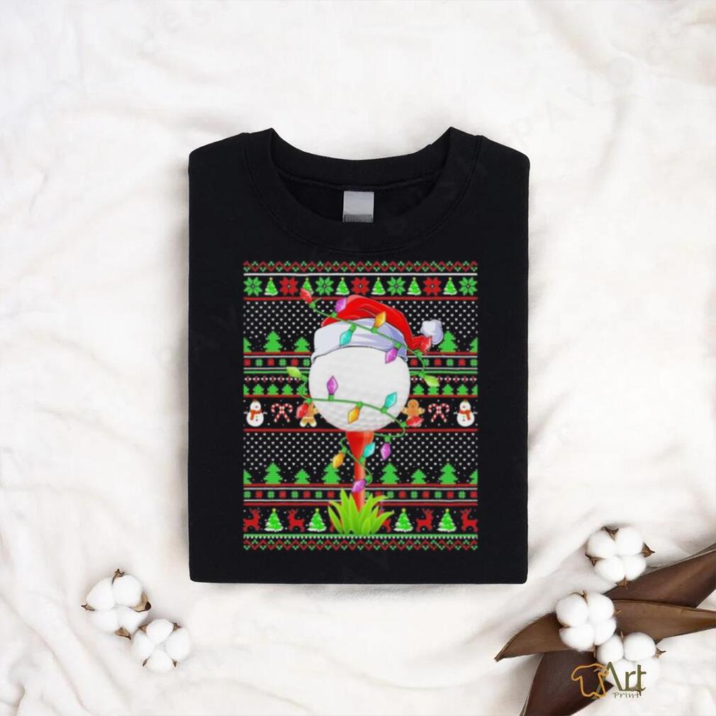 Lighting Golf Christmas T Shirt Lighting Golf Christmas T Shirt