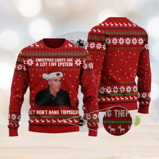 Lights Are A Lot Like Epstein US TV Series Ugly Christmas Sweater Gift For Men Women