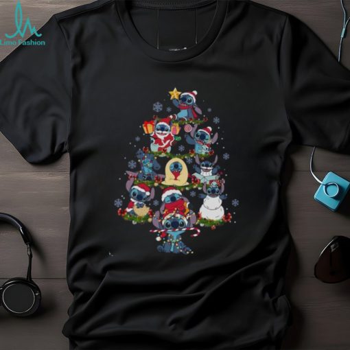 Lilo & Stitch christmas tree T shirt