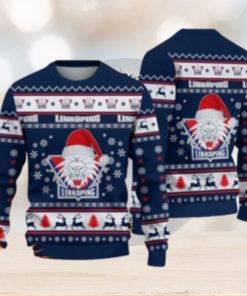 Linkoping HC 3D Ugly Christmas Sweater For Men And Women Sport Fans