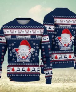 Linkoping HC 3D Ugly Christmas Sweater For Men And Women Sport Fans