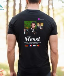 Lionel Messi Has Now Won More Ballon D’or Than These Countries Poster Shirt