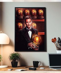 Lionel Messin Wins Eight Ballon D’Or Home Decor Poster Canvas